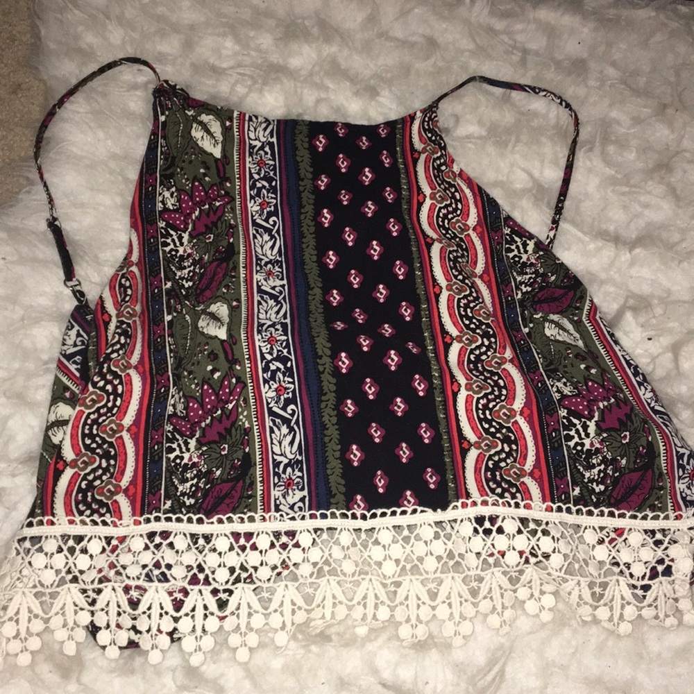 A&F Halter Top w/ Tie Back